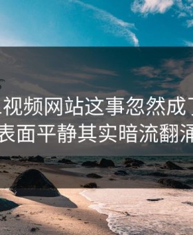 关于51视频网站这事忽然成了焦点，表面平静其实暗流翻涌
