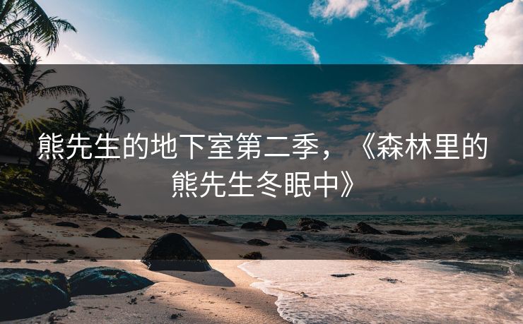 熊先生的地下室第二季，《森林里的熊先生冬眠中》